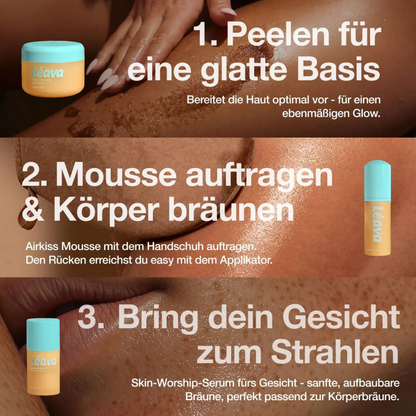 Selbstbräuner Set für Gesicht & Körper - Glow Ritual Box
